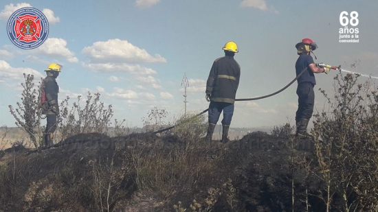 Ardua labor en incendios forestales en Olavarría en lo que va del verano