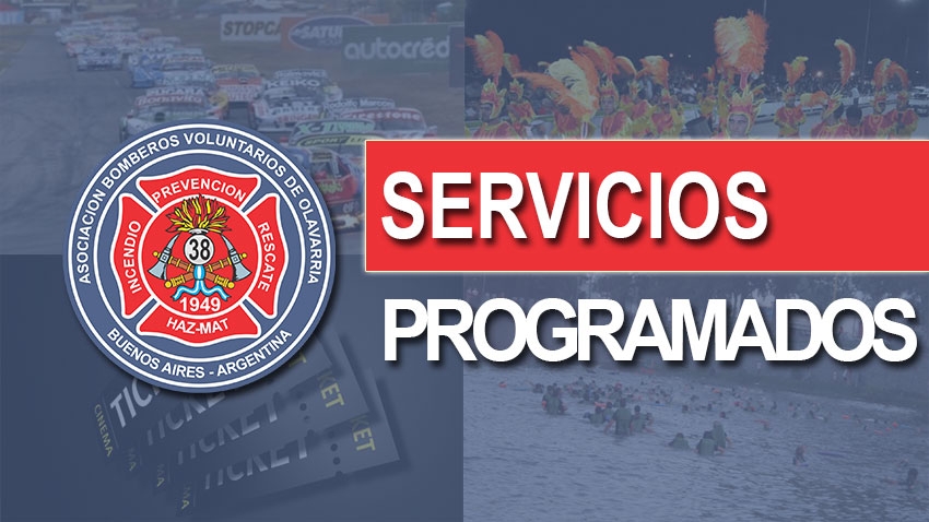 Servicios Programados del 11 al 17 de septiembre