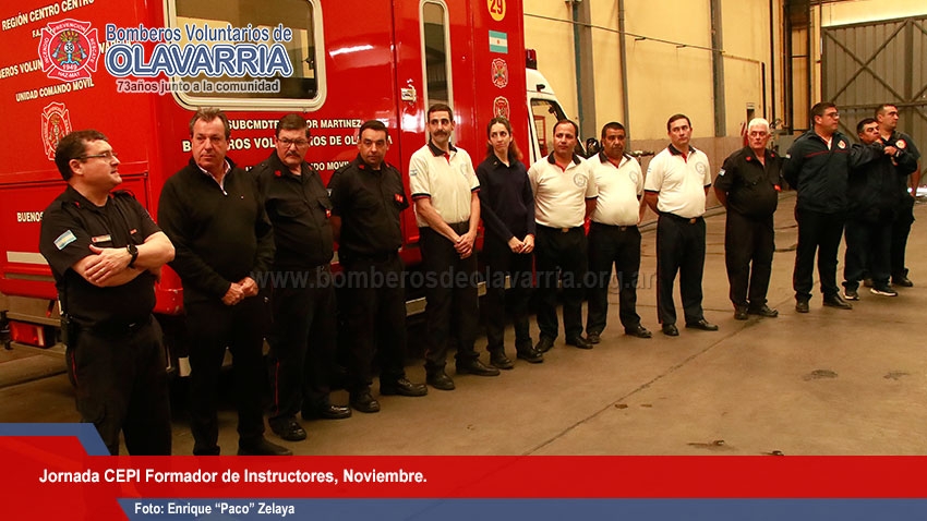 Nueva Jornada CEPI en el cuartel de Bomberos de Olavarría