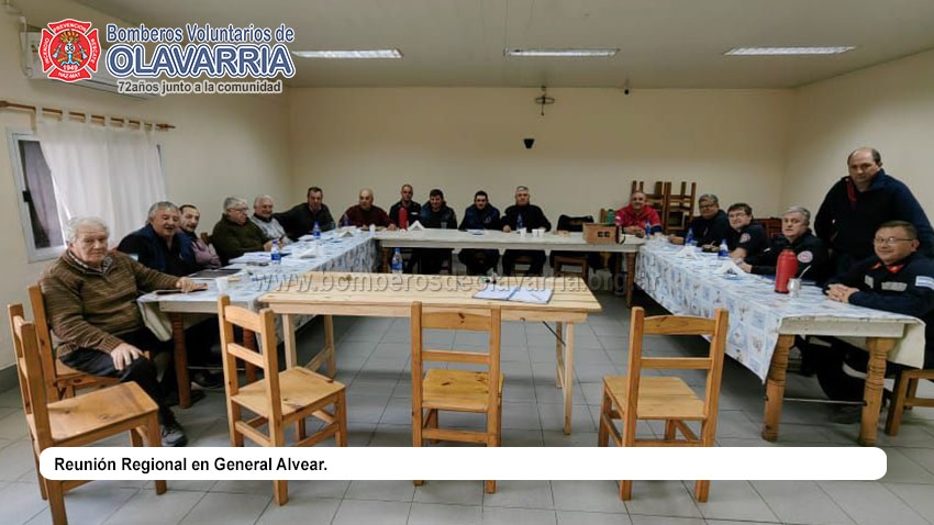 Bomberos de Olavarría participaron de la Reunión Regional en General Alvear