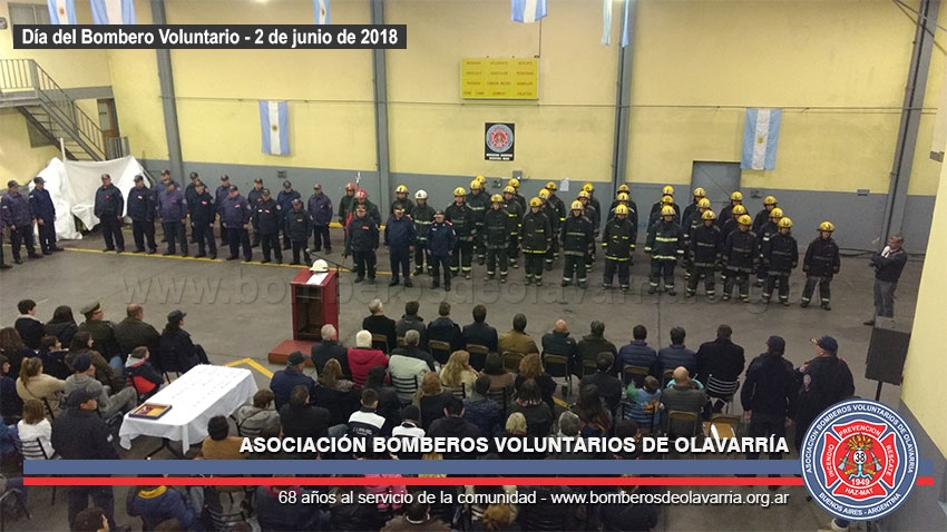 Acto por el día del Bombero Voluntario Argentino