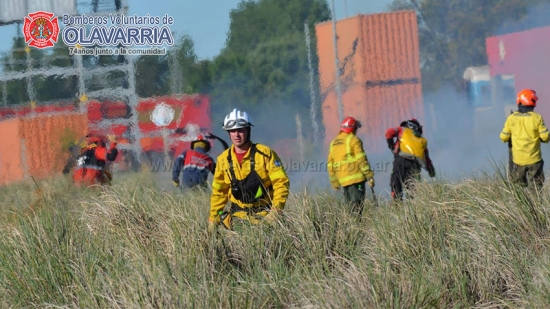 Finalizó con gran éxito el Segundo Curso de Bombero Combatiente - Bomberos Voluntarios de Olavarría