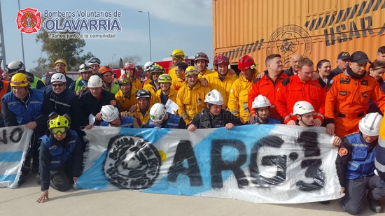 Brigadistas de la provincia fueron evaluados para ser acreditados por la ONU - Bomberos Voluntarios de Olavarría