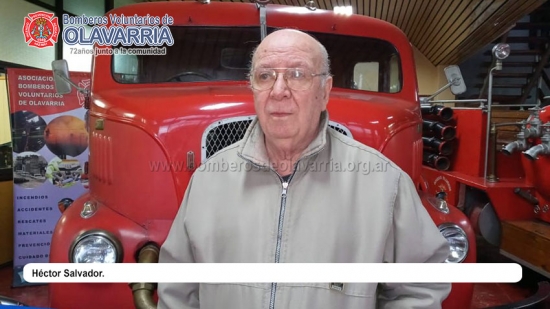 “Yo digo que todos los que pasamos por bomberos, dejamos un granito de arena”