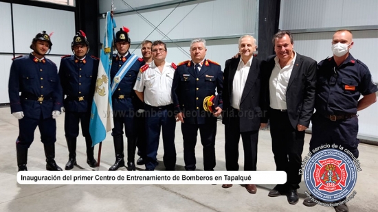 Inauguración del primer Centro de Entrenamiento de Bomberos en Tapalqué