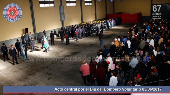 Acto central por el día del Bombero Voluntario Argentino