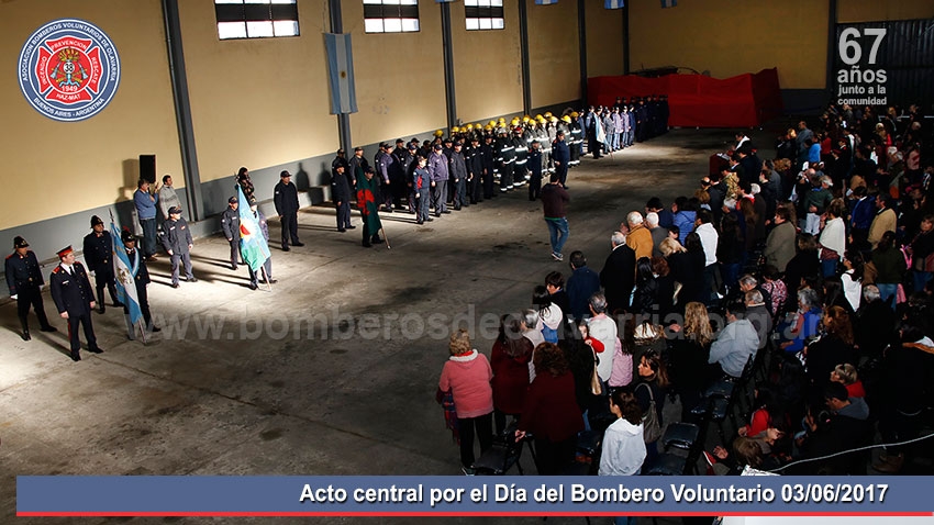 Acto central por el día del Bombero Voluntario Argentino