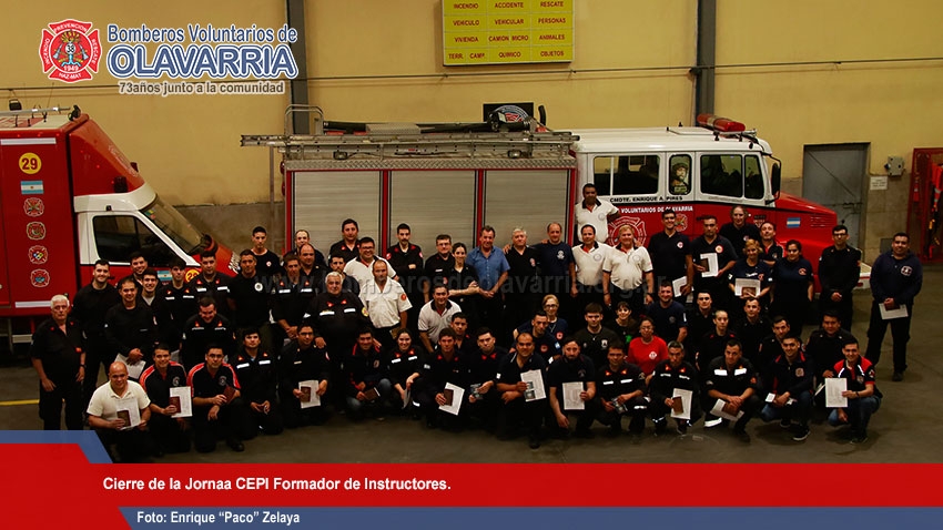 Finalizó con gran éxito la última Jornada CEPI del año en instalaciones del Cuartel de Bomberos Olavarría