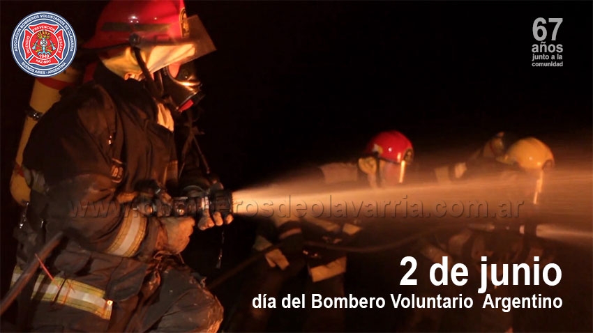 Actos por el Día del Bombero Voluntario Argentino