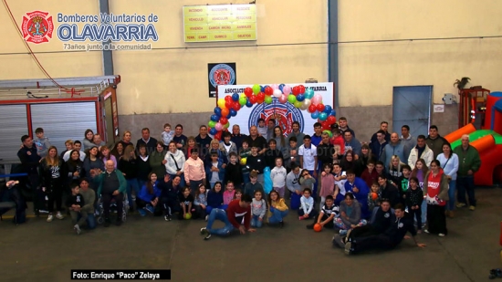 Día de las Niñeces en el Cuartel Central de Bomberos Olavarría