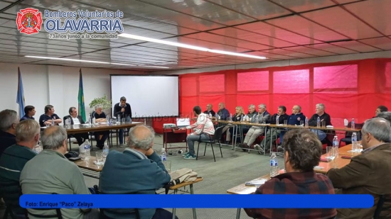 Encuentro con sectores rurales en la Asociación de Bomberos Olavarría