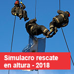 Simulacro rescate en altura GRECA - Hnos. Emiliozzi - 2018