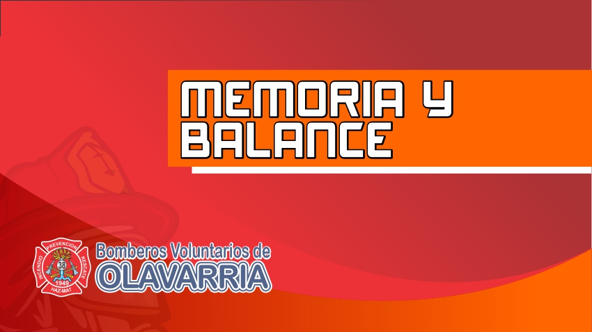 memoria y balance