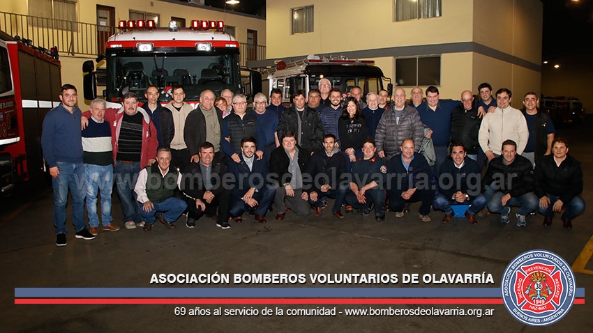 Cena de camaradería junto al Intendente Ezequiel Galli