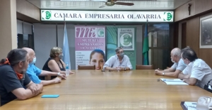 Reunión de Bomberos Voluntarios de Olavarría con la Cámara Empresaria