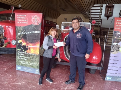 Ganadores del mes de marzo de la rifa de Bomberos de Olavarría 2025