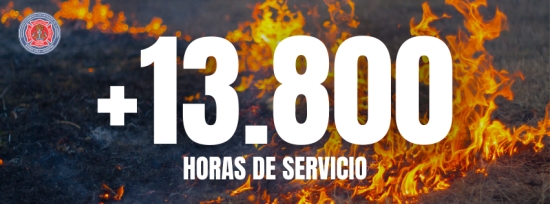 Más de 550 intervenciones y 13.800 horas de servicio marcaron el trabajo de Bomberos Olavarría en verano