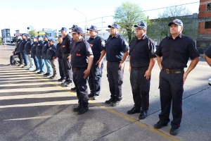 Acto protocolar en el marco del 76º aniversario de Bomberos Olavarría