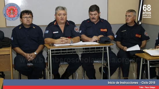 Comienzo del ciclo 2018 de capacitación en Bomberos Voluntarios de Olavarría