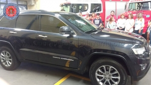 Bomberos rifará la Grand Cherokee en 2018