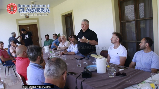 Reunión de fin de año junto a productores autoconvocados - Bomberos Voluntarios de Olavarría
