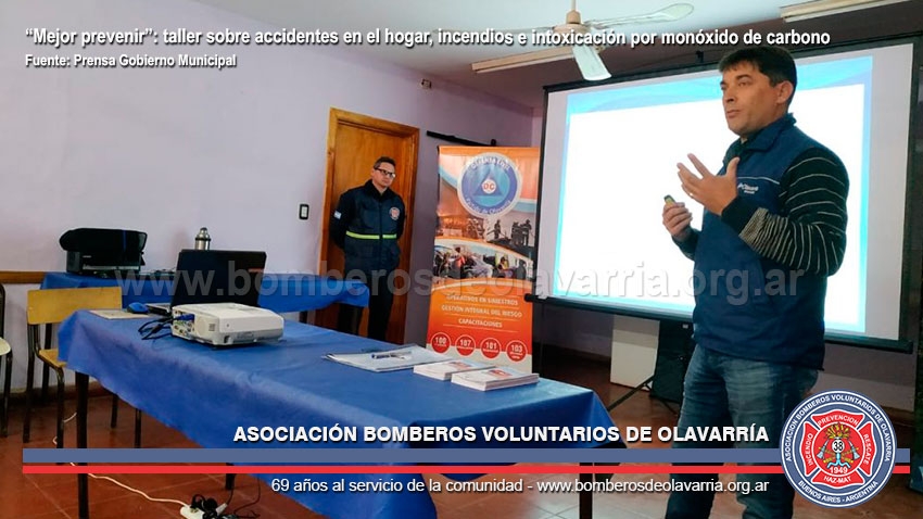 “Mejor prevenir”: taller sobre accidentes en el hogar, incendios e intoxicación por monóxido de carbono