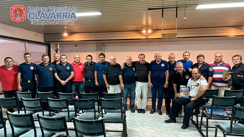 Presencia de Bomberos Olavarría en la Reunión Regional de Cacharí