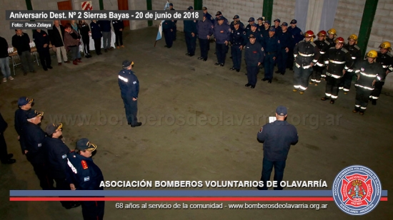 20 años de servicio a su comunidad del Destacamento Nº 2 de Sierras Bayas