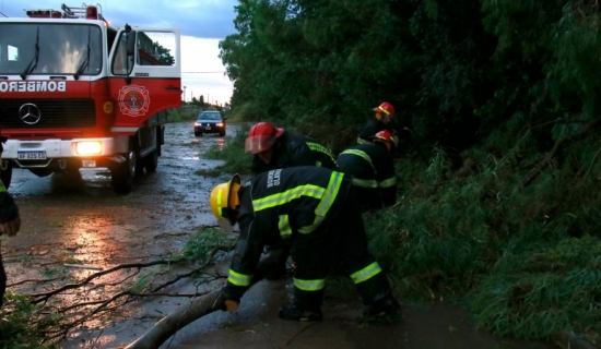 Bomberos de Olavarría en alerta por el aumento de emergencias climáticas