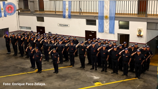 Acto oficial por el 76º aniversario de la Asociación de Bomberos Voluntarios de Olavarría