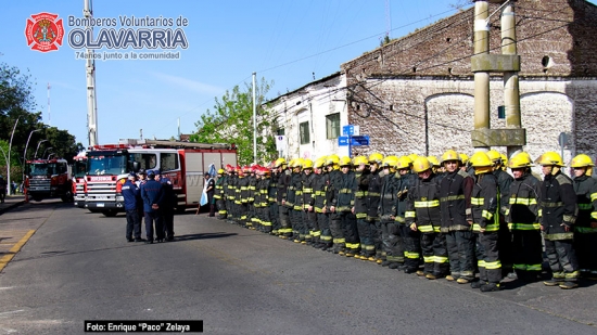 Se llevó a cabo el Acto Oficial por los 74 años de la Asociación de Bomberos Voluntarios de Olavarría