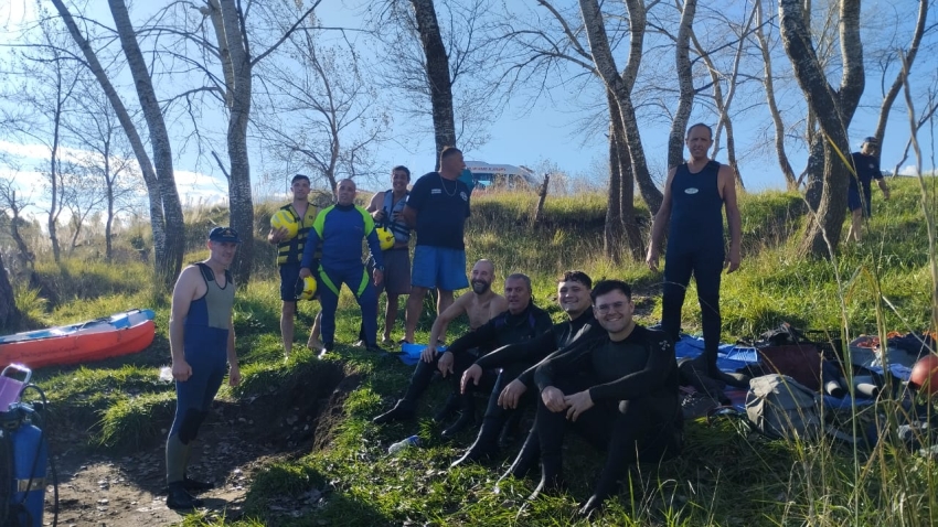 Entrenamiento en aguas rápidas del Grupo Especial de Rescate Acuático