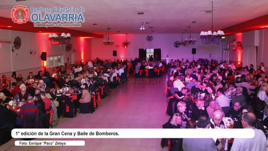 Se desarrolló con gran éxito la cena y baile de Bomberos Voluntarios
