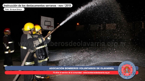 Instrucción de los destacamentos serranos