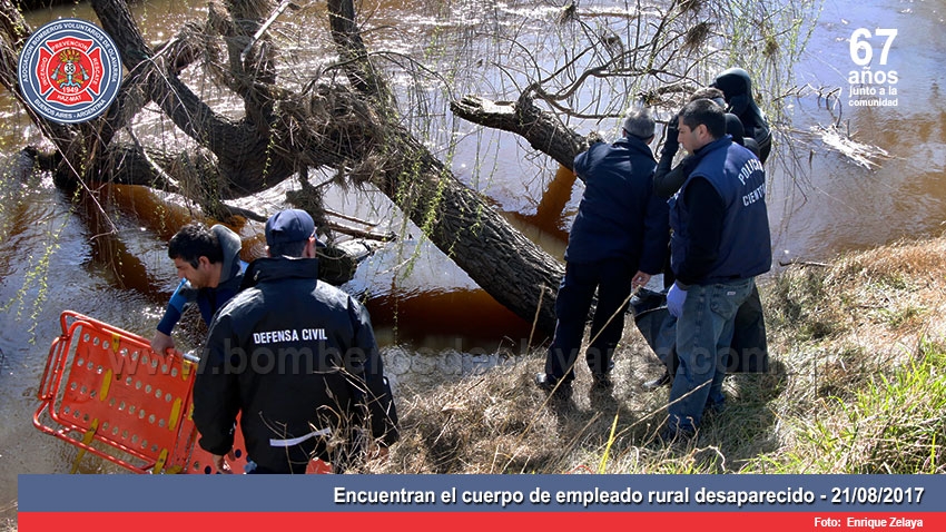 Encuentran el cuerpo de empleado rural desaparecido