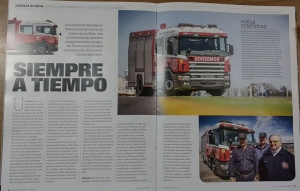 &quot;Siempre a tiempo&quot; Nota revista Scania Kilómetro