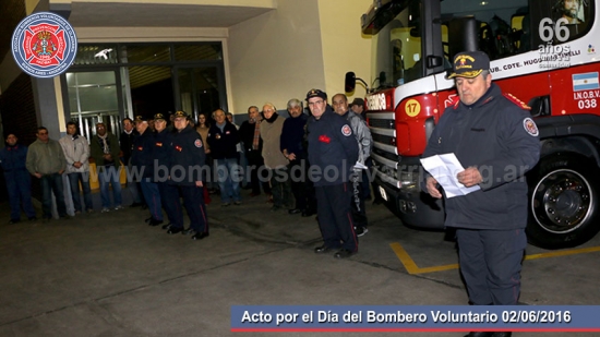 Celebración del Día Nacional del Bomberos Voluntario y ascenso en el Cuartel Central