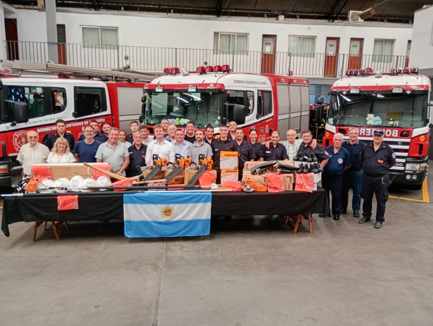 Bomberos Voluntarios de Olavarría incorporó nuevo equipamiento a través de una donación municipal