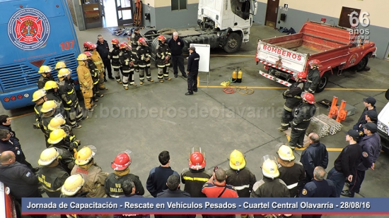 Capacitación en &quot;Rescate Vehícular Pesado&quot;
