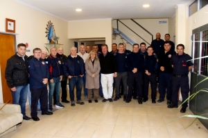 Cena aniversario en el Destacamento Nº3 de Hinojo - Bomberos Olavarría