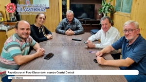 Reunión con el Foro Olavarría en nuestro Cuartel Central