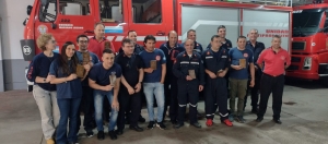 Integrantes de Bomberos Olavarría rindieron el examen final del Curso de Segunda Categoría