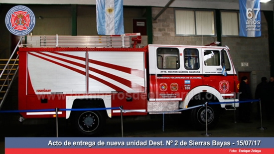 Emotivo acto en la entrega de nueva unidad al Destacamento Nº2