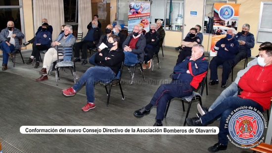 Conformación del nuevo Consejo Directivo de la Asociación Bomberos de Olavarría
