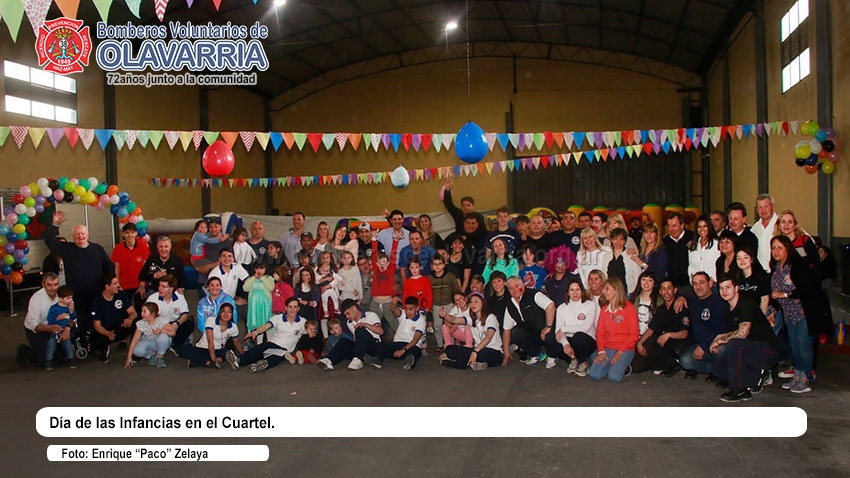 Con gran éxito se celebró el Día de las Infancias en la Asociación de Bomberos Olavarría