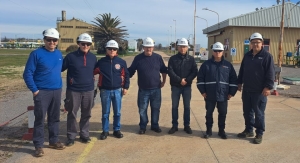 Bomberos de Olavarría realizó una visita institucional a las instalaciones de TGS