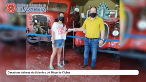 Ganadores del mes de diciembre del Bingo de Clubes