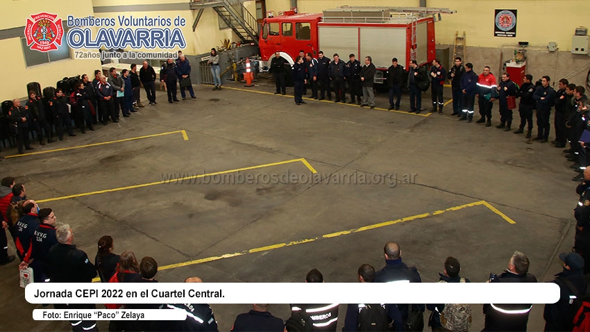 Bomberos de Olavarría como sede de la jornada de capacitación en la región