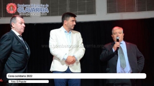 Gran recaudación a beneficio de Bomberos de Olavarría en la cena solidaria 2022
