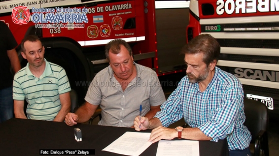Camuzzi Gas realizó una importante donación a Bomberos Olavarría